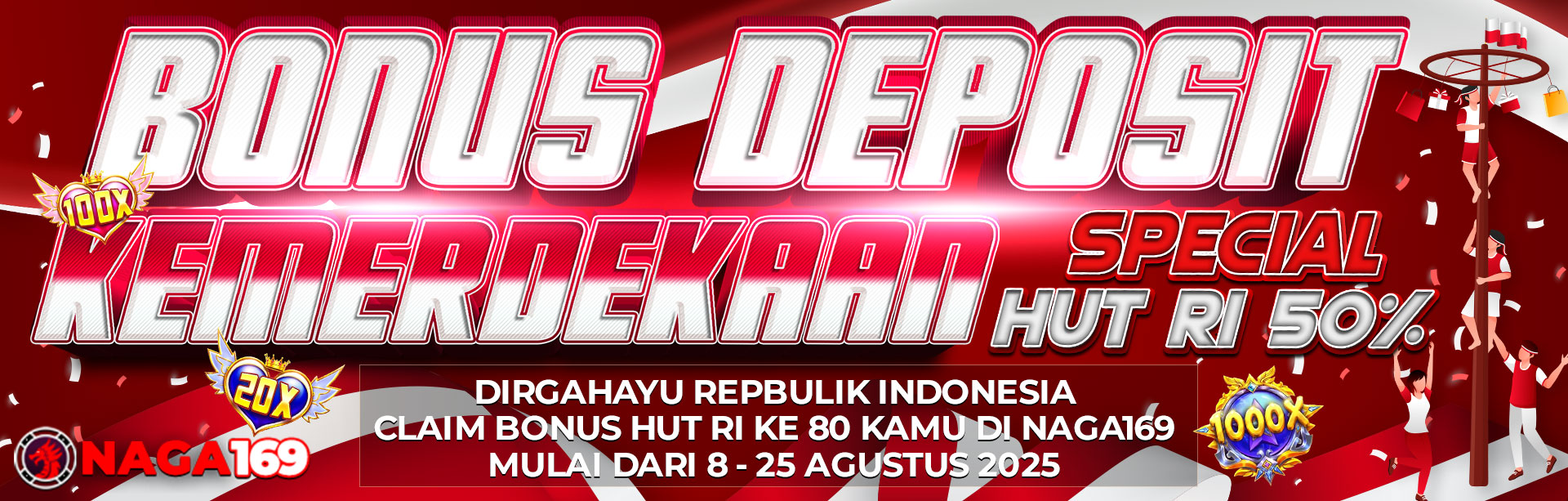BONUS MERDEKA DEPOSIT 50%