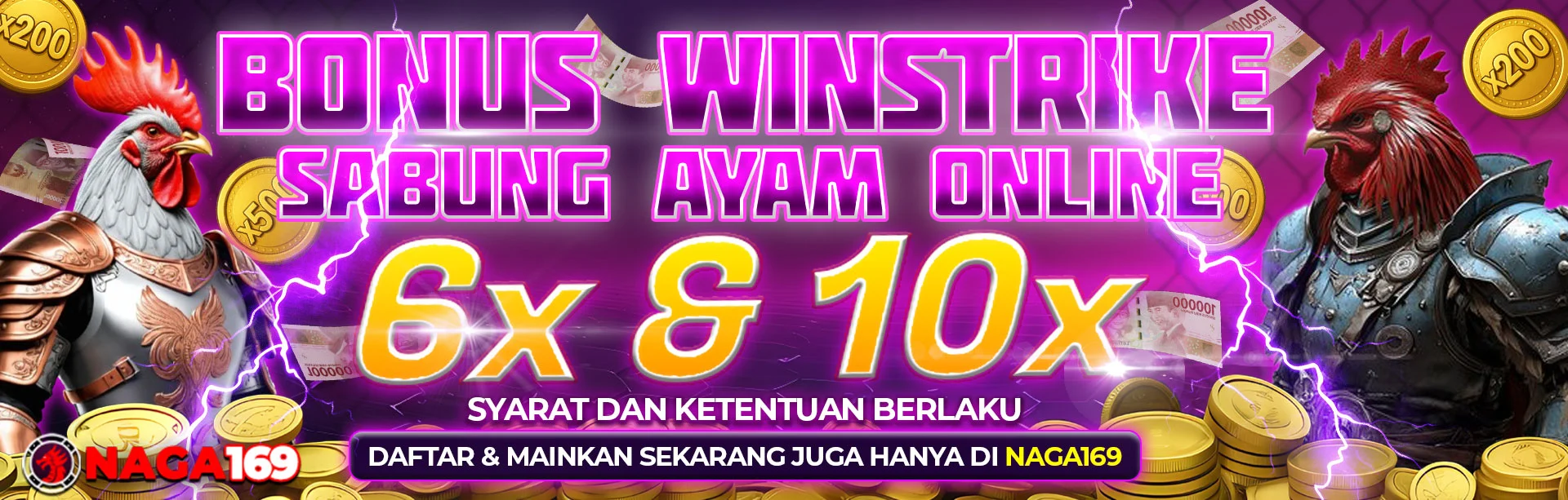 BONUS WIN STEAK AYAM