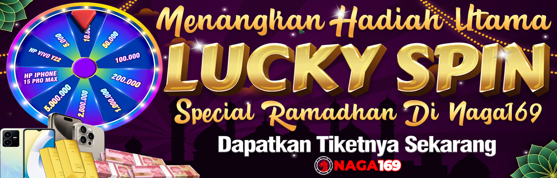 BONUS LUCKY SPIN TANPA TO SPECIAL RAMADHAN  BEBAS IP