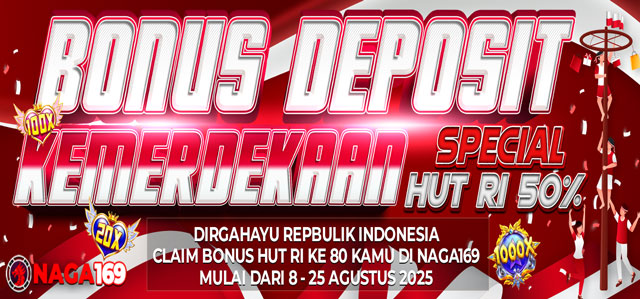 BONUS MERDEKA DEPOSIT 50%